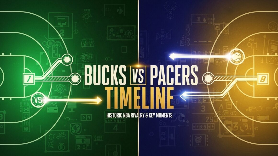 milwaukee bucks vs pacers timeline
