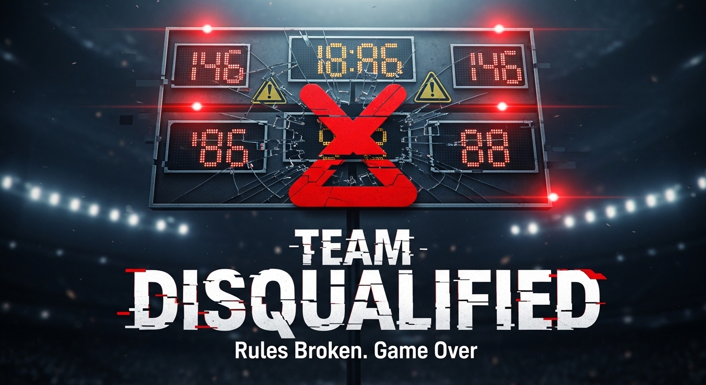 team disquantified